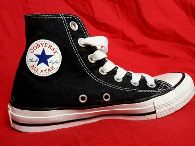 black high top converse size 6