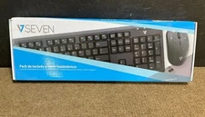 V7 Wireless Spanish Keyboard and Mouse Combo CKW200MX ✅❤️️✅ New! Sealed Inside!