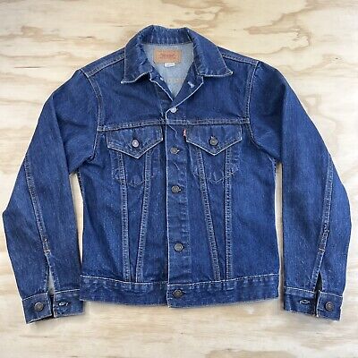 Vintage Levis Big E 70505 0217 Denim Trucker Jacket Size 38 Type 3 