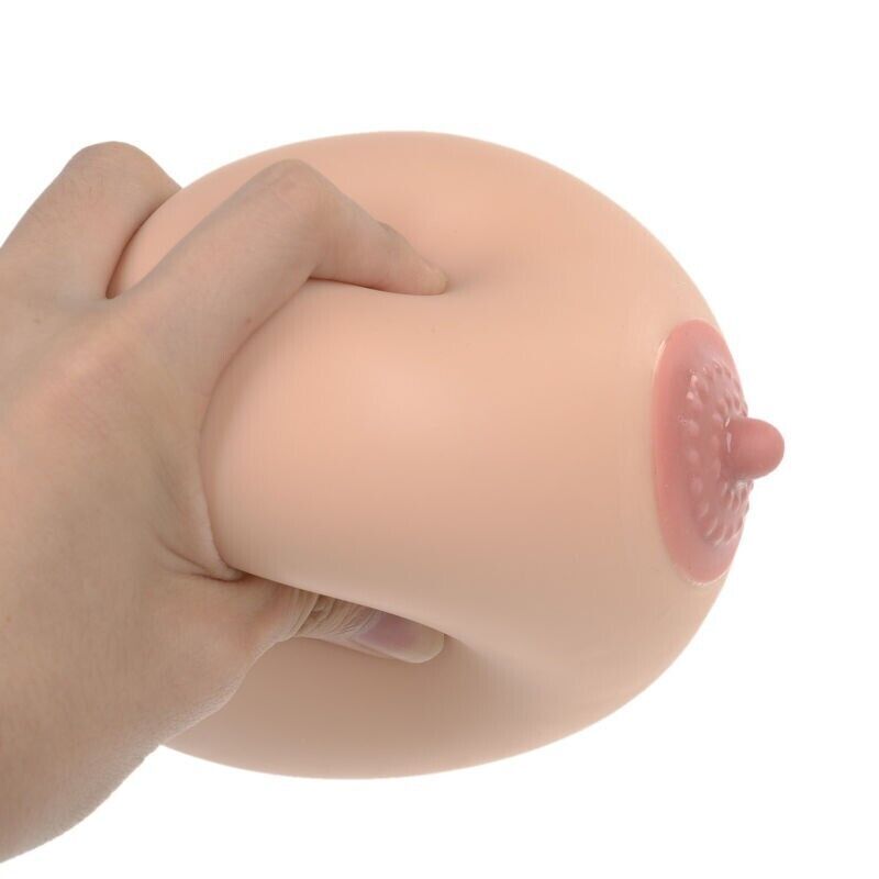 New Hot 7cm Fake Breast Squeeze Boob Ball Hand Mood Stress Reliever Vent Toy  | eBay