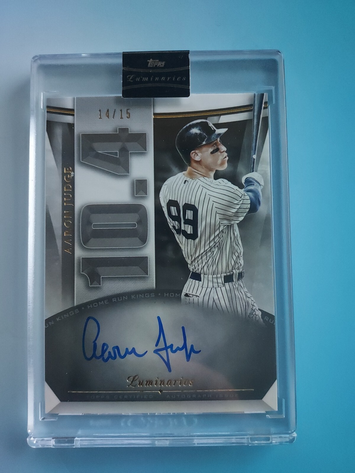 Topps Luminaries 2021 Aaron Judge Auto