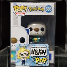Funko Pop! Figura Vinilo Juegos RARO Pokemon #886 Oshawott [BÓVEDA]