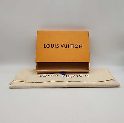LOUIS VUITTON ギフトボックス オレンジ New Authentic Louis Vuitton Orange Magnetic Gift Box Card 9” 4” x