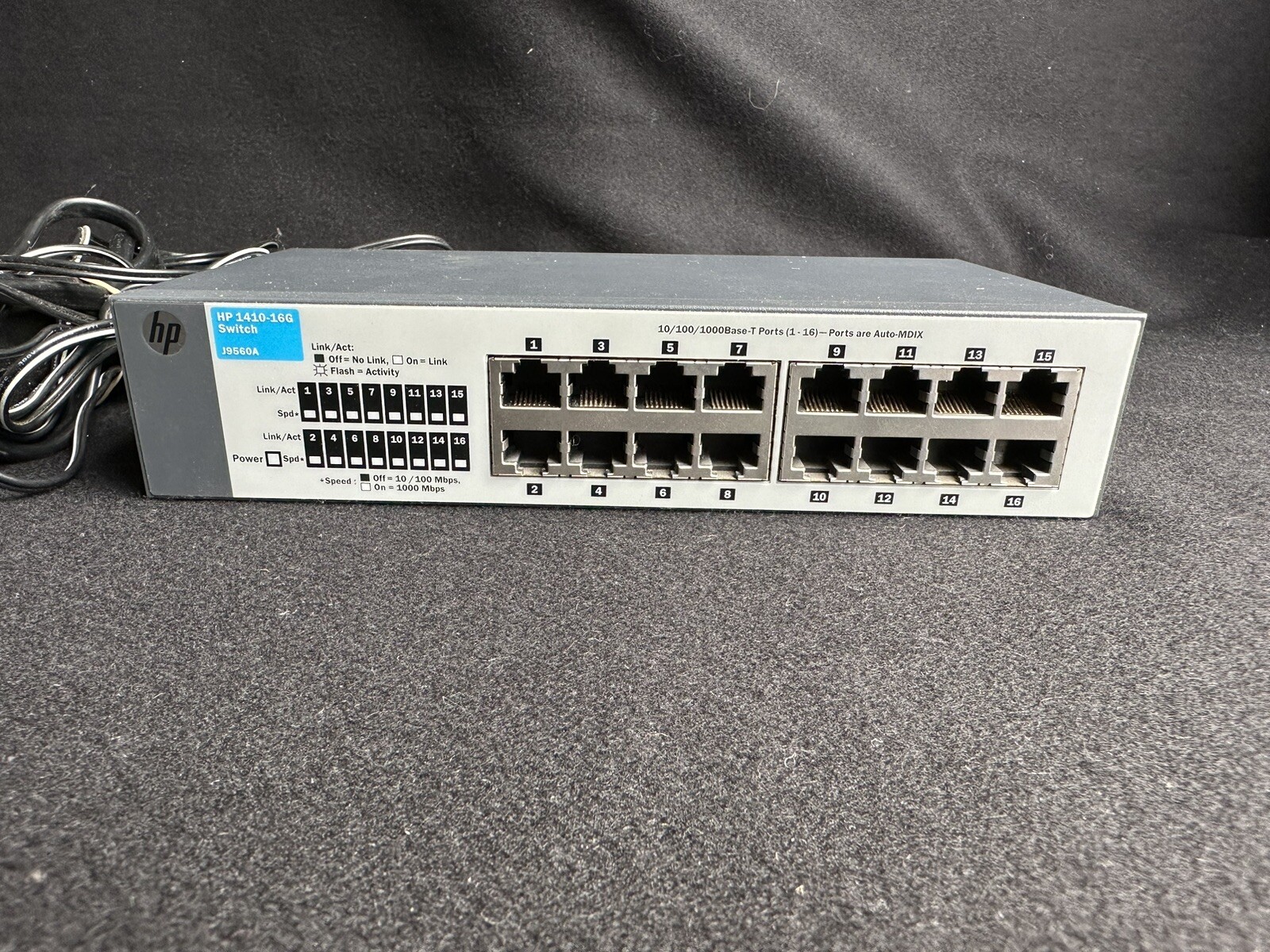 HP ProCurve 141016G 16Port Compact Gigabit Switch J9560A 884962716304 eBay