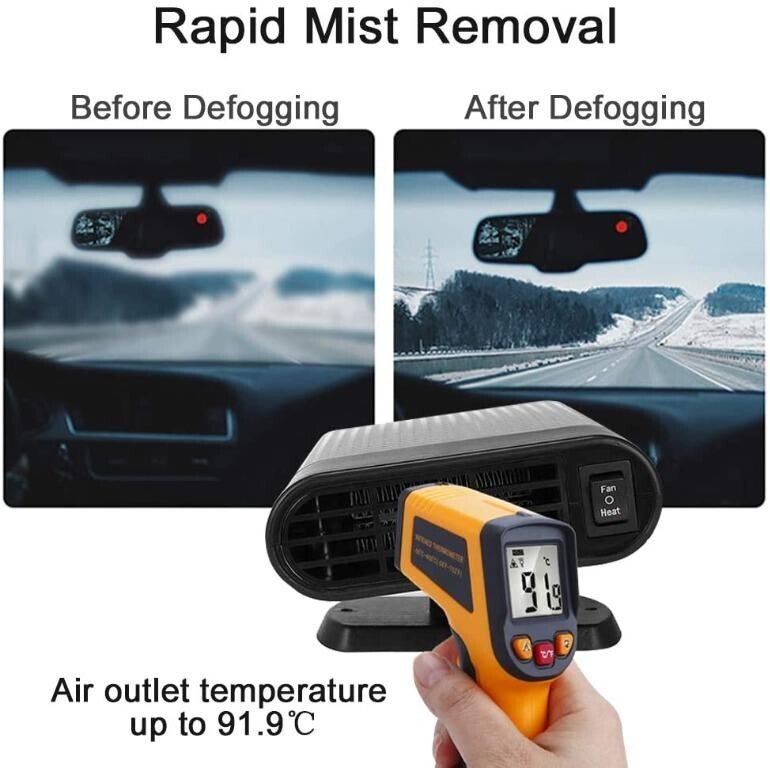Auto Heater Fan 150 W MJ509D 12v car heat warm winter | eBay