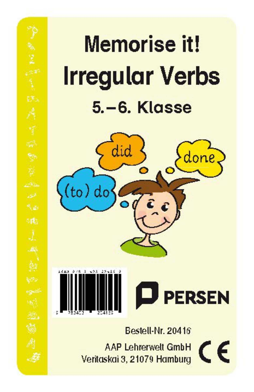 Thumbnail - Memorise It Irregular Verbs Josephine Finkenstein