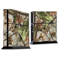 PS4 Playstation console skins decals wrap - tree camo real oak