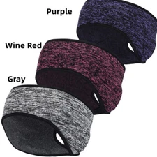 Winter Fleece Hair Band Warmer Ski Ear Warm Cold Weather Headband for Men Women