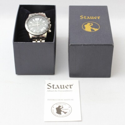 Stauer Jet Setter Chronograph Herren Armbanduhr - Boxed (U)