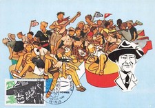 Carte postale 1er jour timbre 1982 LILLE robert BADEN-POWELL SCOUT SCOUTISME 2