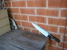 1950s Vintage 9" Blade ** SABATIER *** Carbon Chef Knife FRANCE