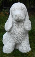 Beton Figur Hund Cocker Spaniel Sitzend H 31 Cm Dekofigur Und Gartenfigur