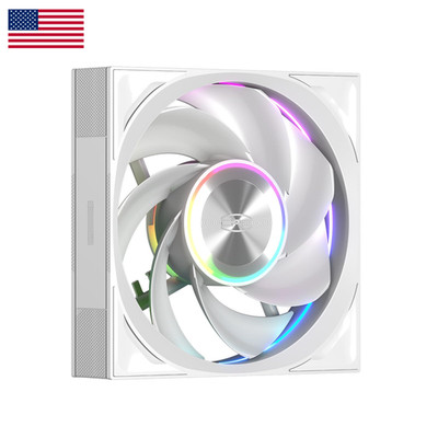 Pccooler F7 X120R Argb 120Mm Reversed Blade Case Fan Intake Fan Triple-Sided