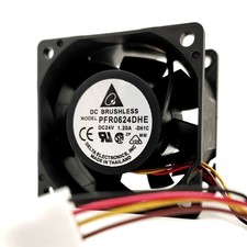 Delta 1PC NEW PFR0624DHE 24V 1.20A 6CM 6038 4 wire cooling fan