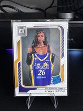 2026 Donruss WNBA #100 Ta'Niya Latson Green Shimmer