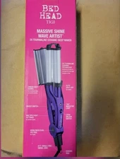 Bed Head Tigi Massive Shine Wave Artist 2x Tourmaline Deep Waver Hot Hair Tool