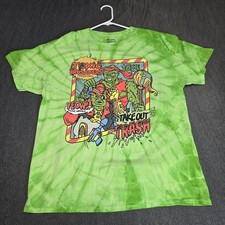 TOXIC CRUSADERS Tie Dye T Shirt XL Limited Run Fright Rags