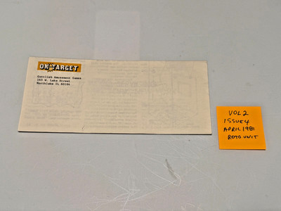 APRIL 1981 GOTTLIEB ON TARGET  NEWSLETTER - VOLUME 2 ISSUE 4