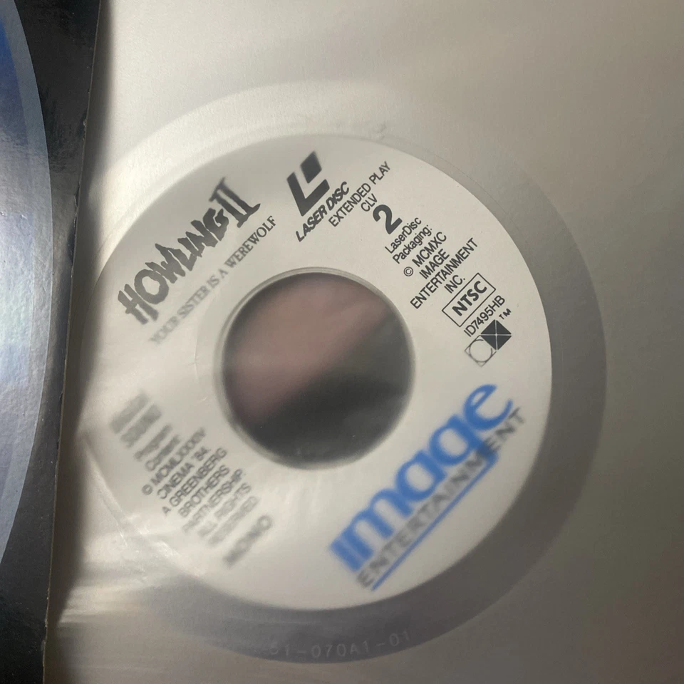 Howling II: Your Sister is a Werewolf  extended play Laserdisc  ID7495HB RARE  - Image 4 of 4