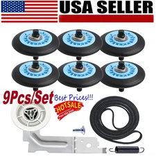 9Pcs/Set DC97-16782A Drum Support Roller Kit Assembly PS4221885 AP5325135