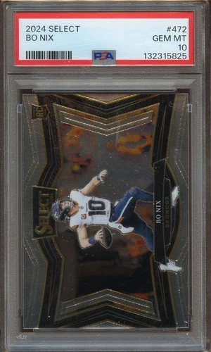 2024 Select #472 Bo Nix PSA 10 GEM MINT RC Broncos