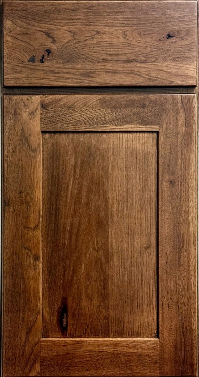 All Wood RTA 10X10 Rustic Hickory Shaker Kitchen Cabinets Knotty