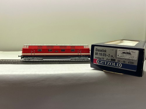 Locomotora diésel Gützold 47231 escala H0 1/87 BR 118 DR corriente alterna digital | Condition: Neu