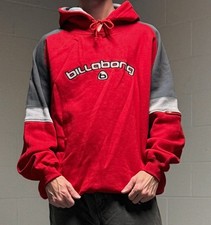 Rare Grail Billabong Tri Tone Hoodie Surf Skate Grunge Vtg Y2k 90s 00s Size M