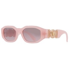 Versace Pink Gradient Grey Flash Geometric Unisex Sunglasses VE4361 539258 53