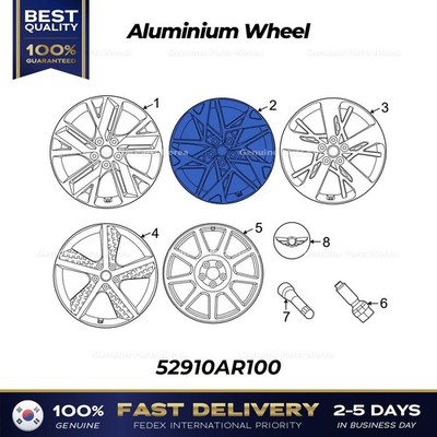 ⭐Genuine⭐ Aluminium Wheel 52910AR100 for Genesis GV70 | eBay