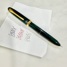 Pilot 2 1 Ballpoint Pen Green Body Multi-Function Pen With Eraser NOS