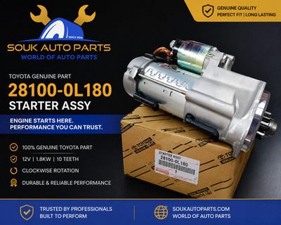 28100-0L180 Genuine Toyota STARTER ASSY 281000L180 OEM FORTUNER