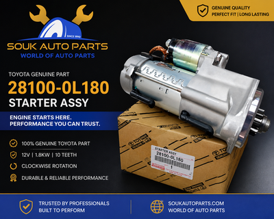28100-0L180 Genuine Toyota STARTER ASSY 281000L180 OEM FORTUNER