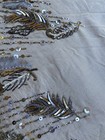 Kim Seybert Christmas Holiday Tree Skirt Sample Sale Gold Silver Beaded-“Quill” — photo 3