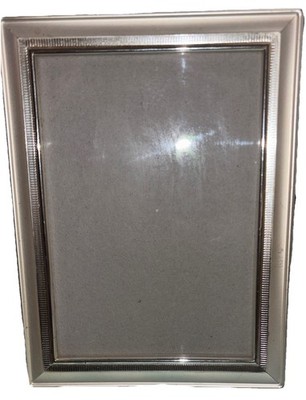 Silver Plated Metal Frames  8  X 6  Frame- 5×7 Photo Black Velvet Backing