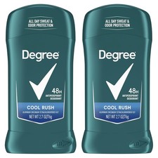 Degree Men Original Antiperspirant Deodorant Cool Rush Twin Pack 48-Hour Sweat 