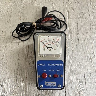 Vintage Wards Riverside Dwell Tachometer Model 61-9619