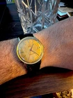 Vintage Omega Seamaster Automatic Date Mens Watch 14K Gold Filled Not Running