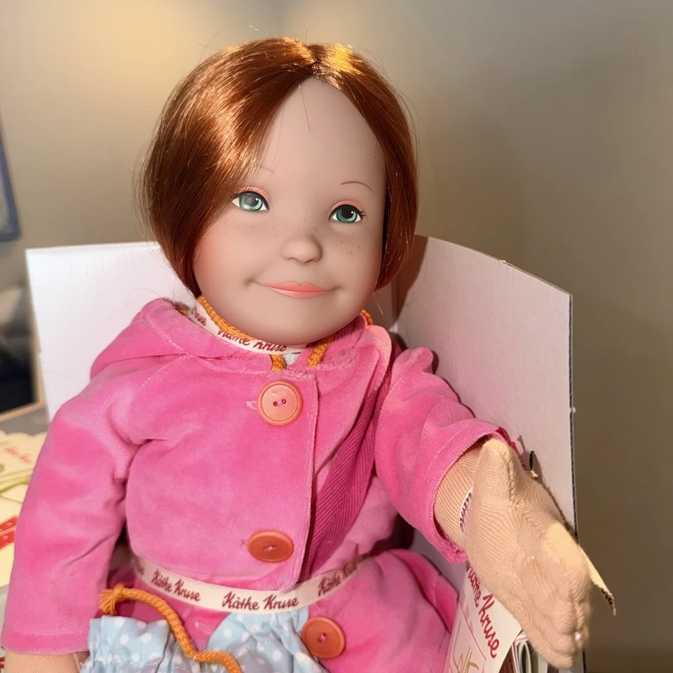 NUEVO EN CAJA Muñeca Kathe Kruse Lolle Annabelle Rara Alemana 21.5” Muñeca Realista Coleccionistas Foto 3 de 4