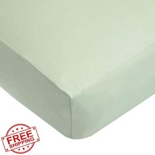 TL Care Crib Sheet Celery Green 52"x28"