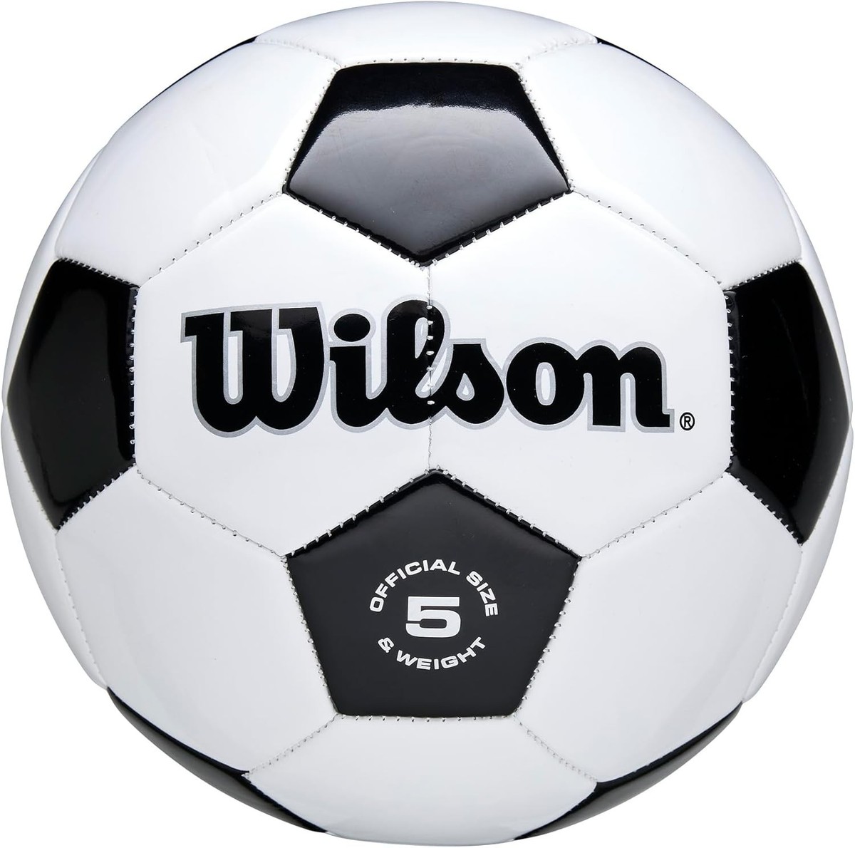 WILSON Traditional Soccer Balls Size 5, Black/White | eBay