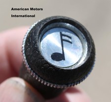 Amc Jeep International Black Radio Knob American Motors Corp