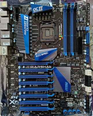 FOR MSI BIG BANG-MARSHAL (B3) P67 Motherboard with 8 PCI-E slots 100% Test Work