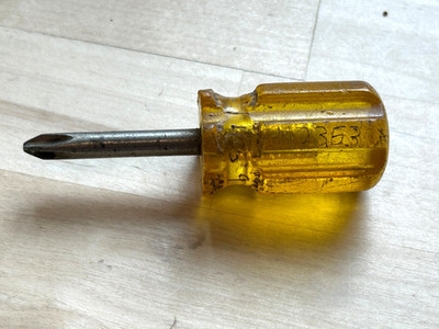 Vintage AMALITE Stubby Phillips Screwdriver  3''