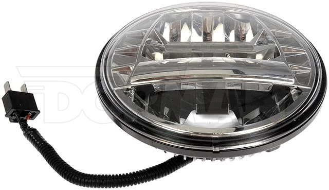 Dorman 888-5000 7-Inch Round Led Sealed Beam Headlight For 81-19 Mack MR MRU - Image 2 of 4