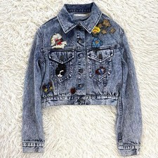 alice olivia Denim Jacket Free Size Women's Fashion