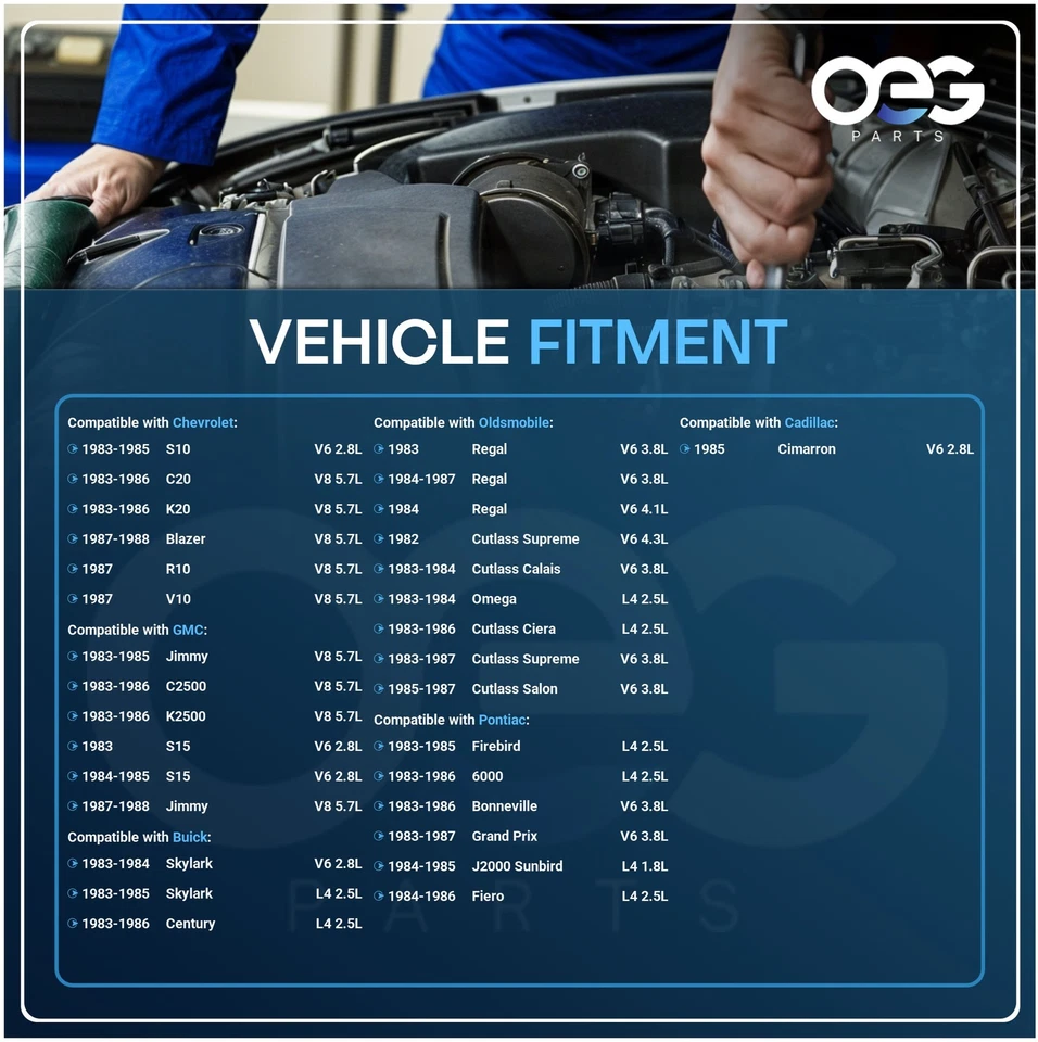 New Alternator For Chevrolet G20 V8 5.7L 83-88 1105631 10463397 1105610 1101157 - Image 4 of 4