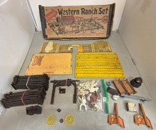 Vintage 1952 Louis Marx Western Ranch Set  (EMPTY BOX ONLY) **