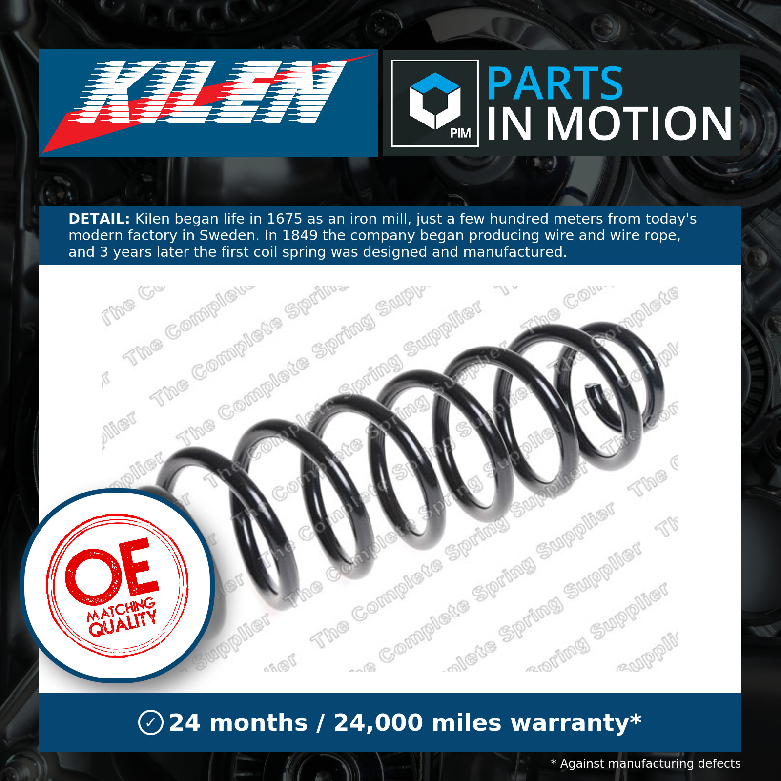 SUSPENSION SPRING 4295087 FOR SKODA OCTAVIA/III/Combi YETI VW GOLF/TOURAN 2.0L - Image 9