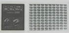 100g Valcambi Silver CombiBar Sheet of 100x1g Bullion Bars  C4401